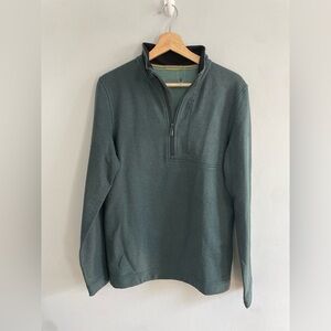 Smartwool Merino Sport Fleece 1/2 Zip Pullover Green NWOT